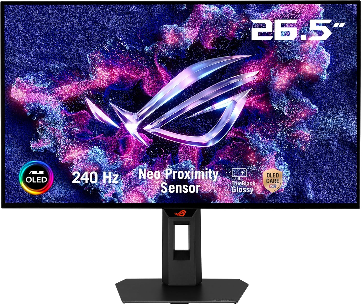 ASUS ROG Strix OLED XG27AQDMGR 27-inch 1440p 240Hz TrueBlack Gaming Monitor product photo