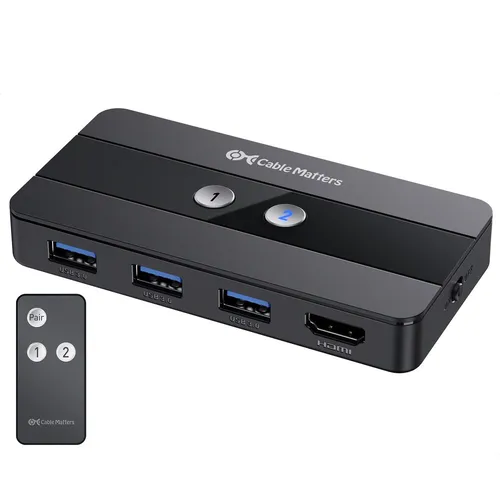 Cable Matters USB 3.0 KVM Switch HDMI 4K@60Hz product photo