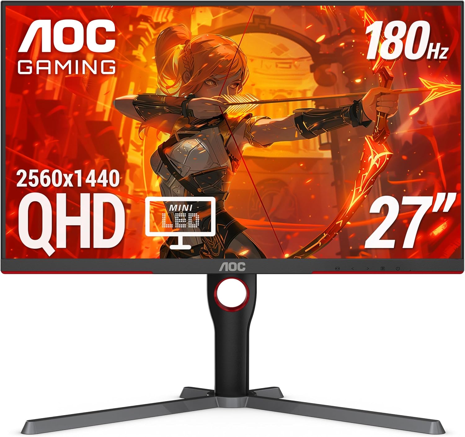 AOC Q27G3XMN 27-Inch QHD Mini LED product photo