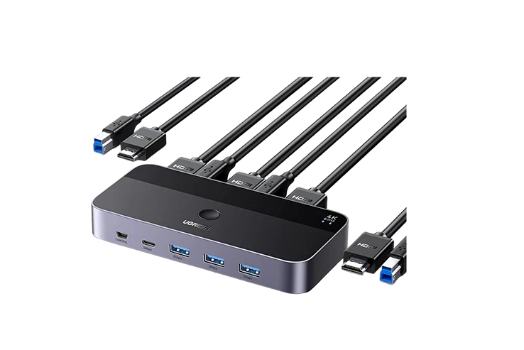 UGREEN USB 3.0 HDMI KVM Switch 4K@60Hz product photo