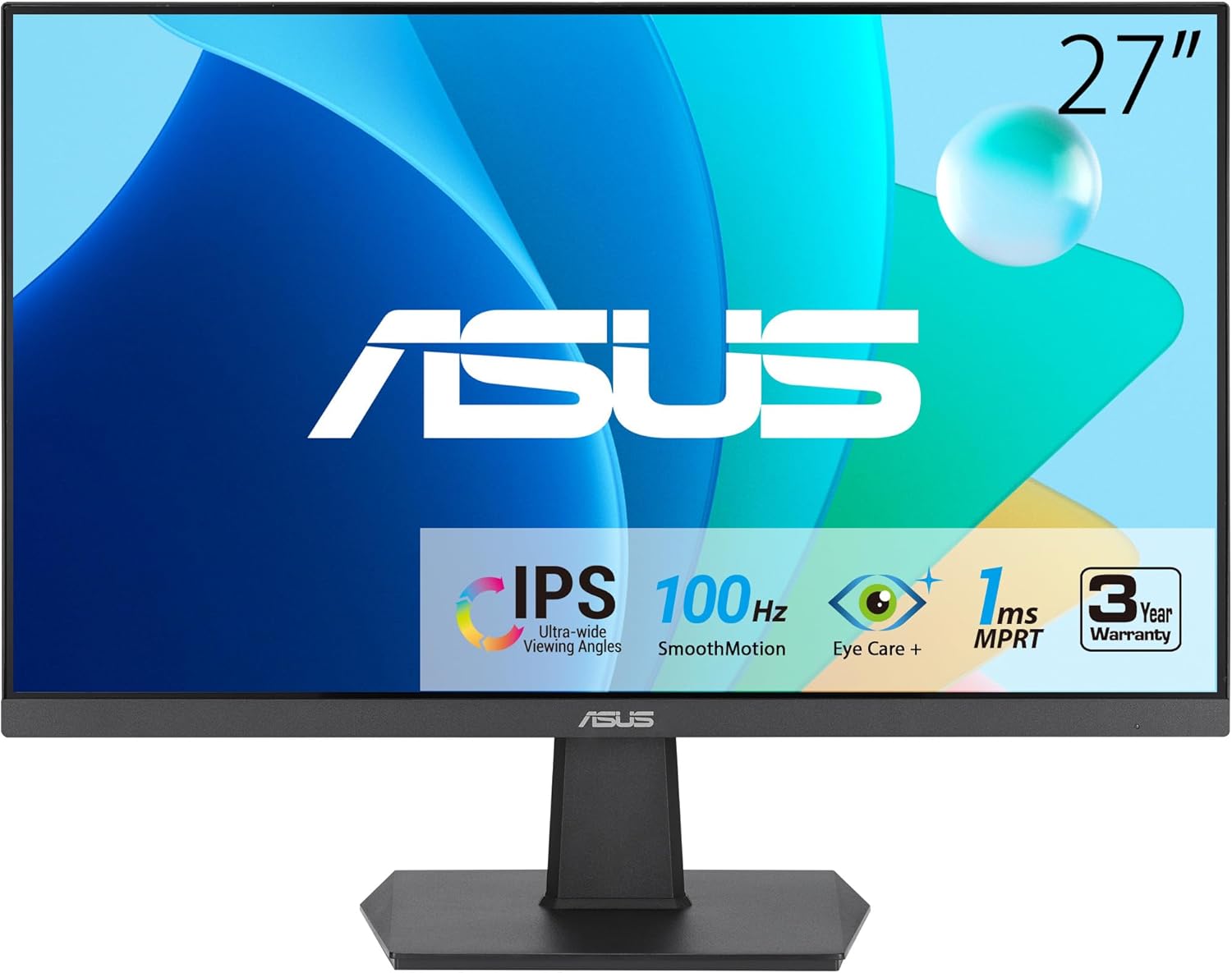 ASUS VA27EHF 27-inch IPS Monitor product photo
