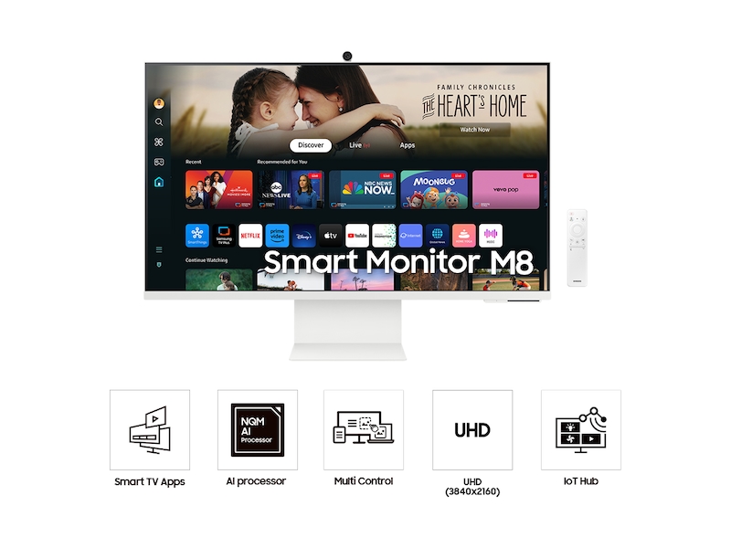 Samsung 27-Inch M8 Smart Monitor 4K product photo