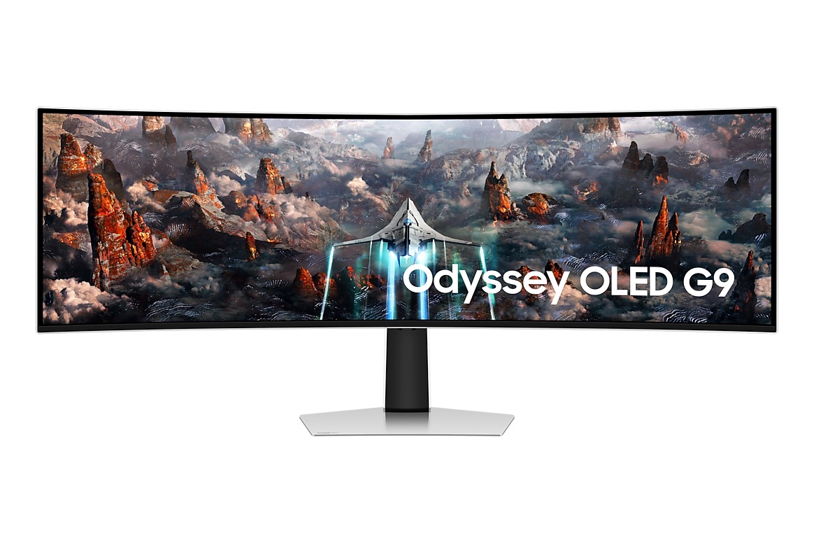 Samsung 49-inch Odyssey G93SC QD-OLED 240Hz Curved Gaming Monitor product photo